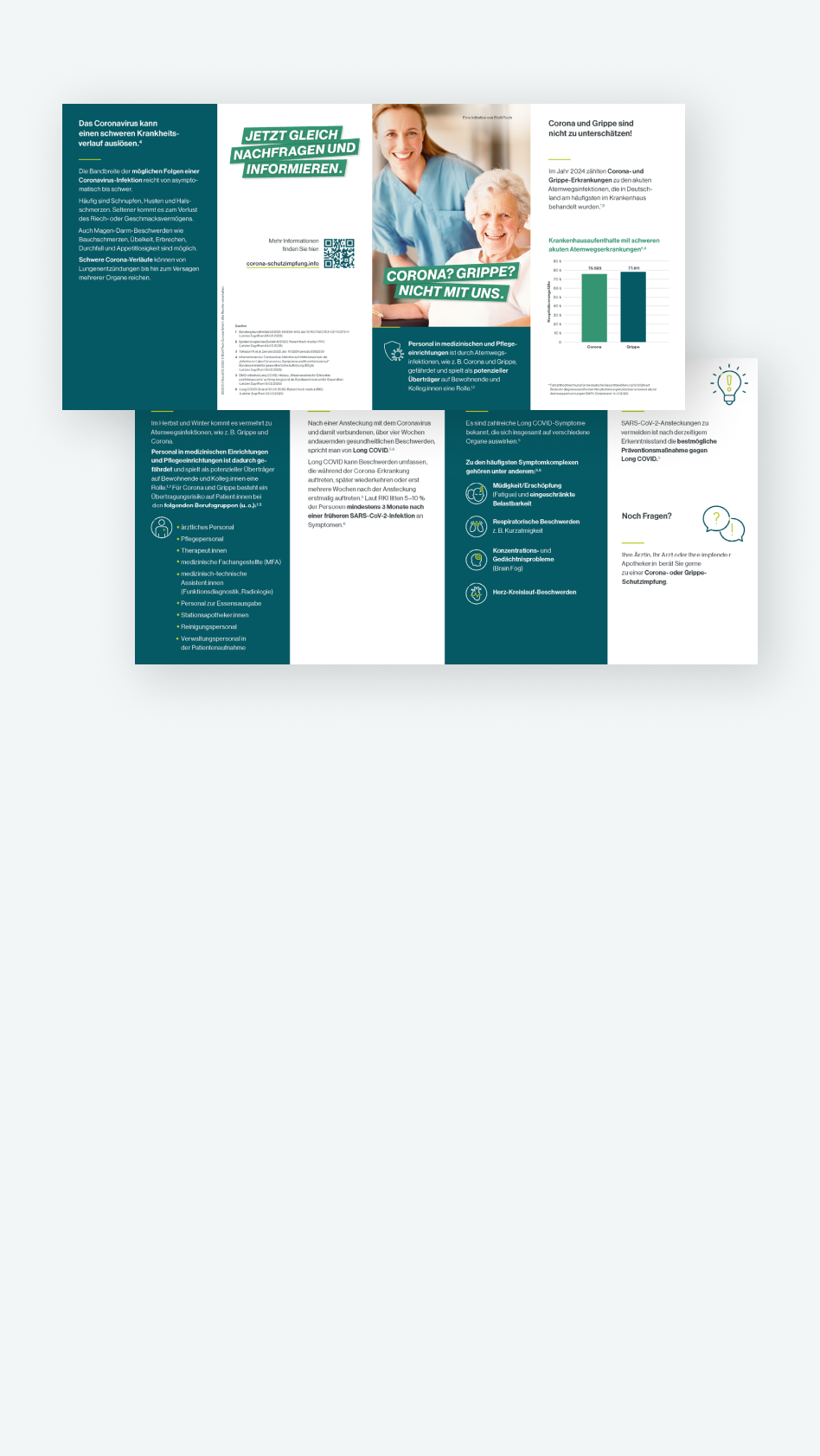 Bild des Grippeflyers