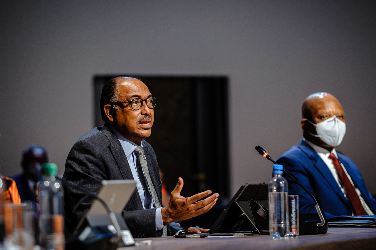 Michel Sidibé (African Union Special Envoy for the African Medicines Agency) speaking